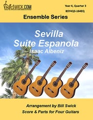 Bill Swick's Year 4, Quarter 3 - Advanced Ensembles for Quartets Guitar and Fretted sheet music cover Thumbnail